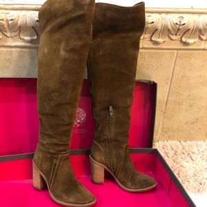 Vince Camuto Melaya over the knee boot in bark